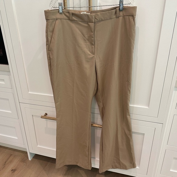 H&M Khaki Wide Leg Pants - Picture 1 of 4
